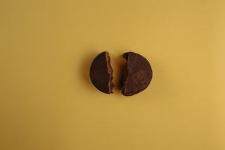 Belgian chocolate alfajor